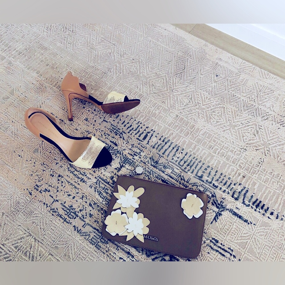 LOEFFLER Randall leather high heels - Picture 3 of 9
